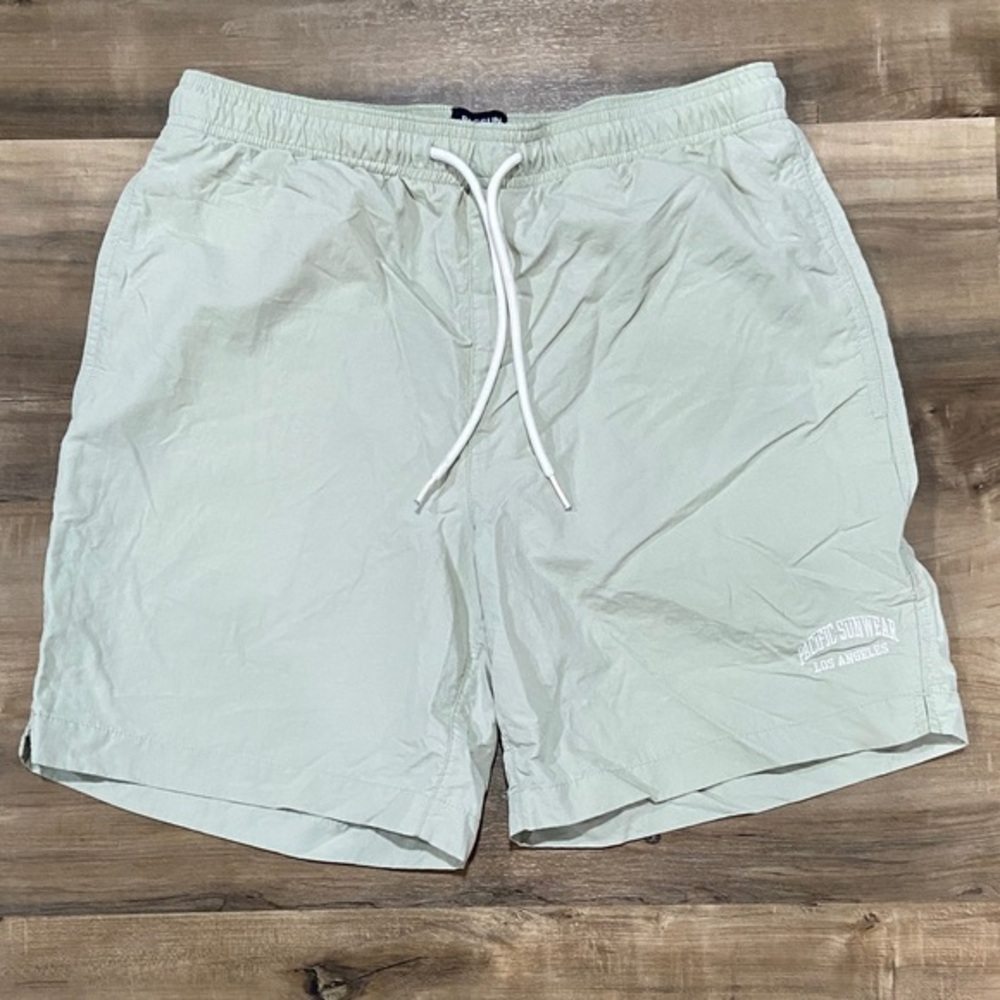PacSun Mint Green Swim Trunks Small